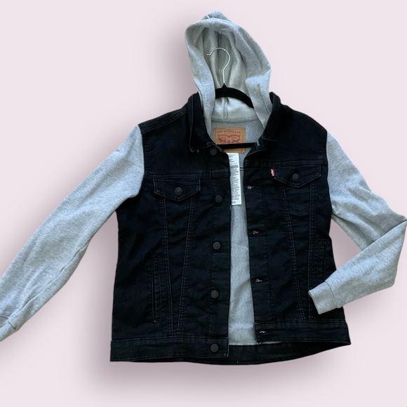 Levi's Other - Levi’s Denim Jacket with Cotton Hoodie and Sleeves